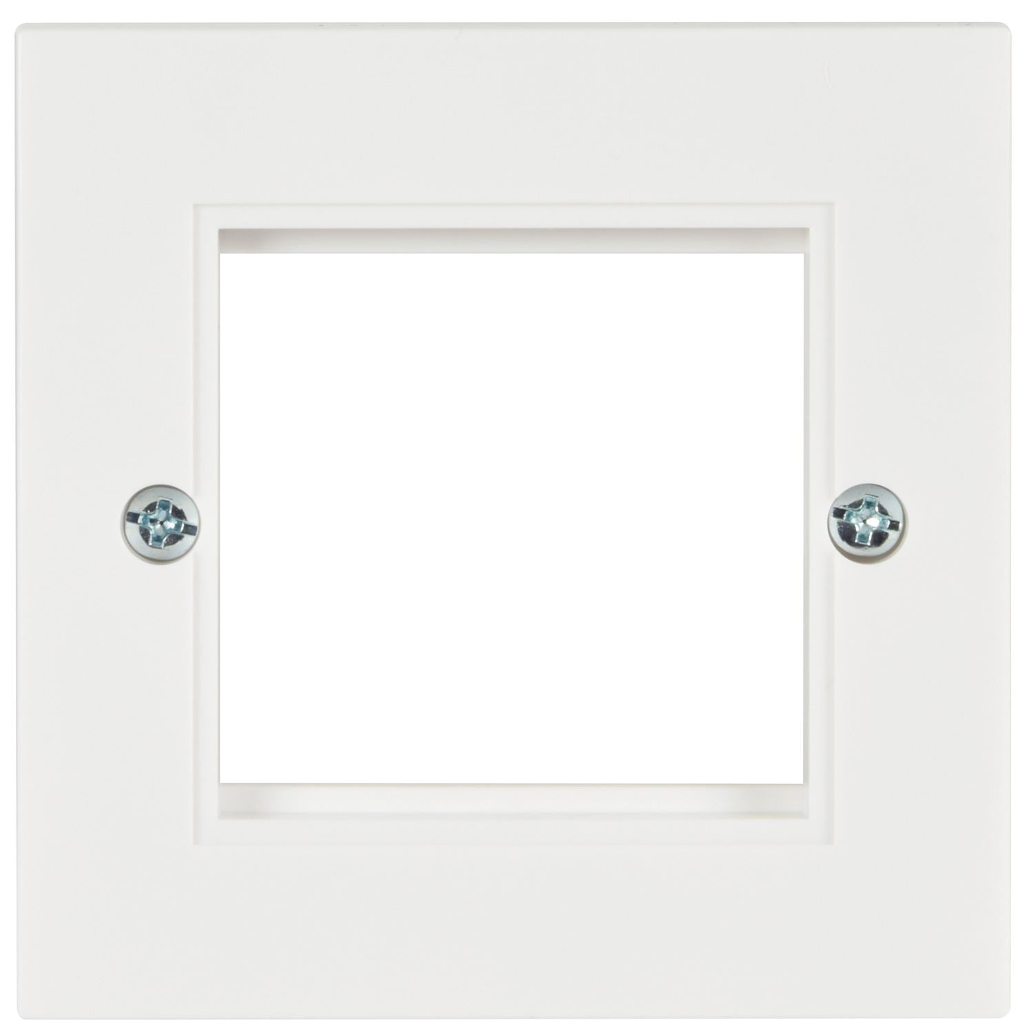 Av:link Single Gang Faceplate Wall Plate Frame for 2 Modules