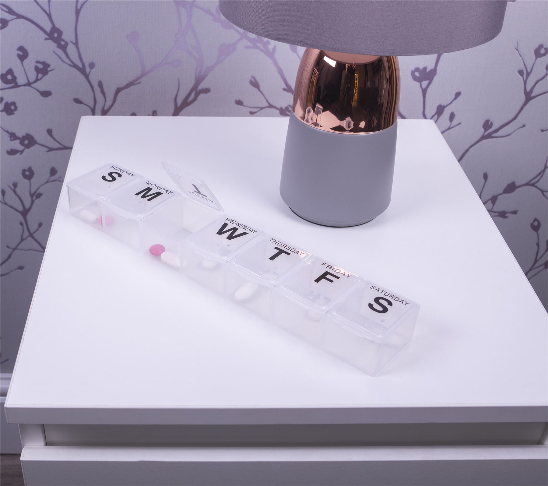 Large 7 Day Weekly Pill Dispenser