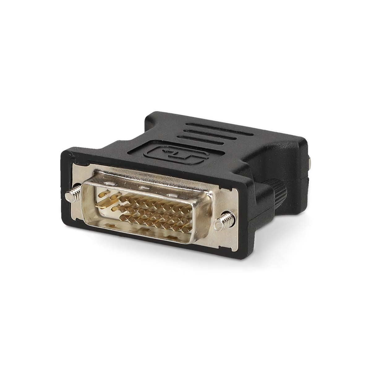 Nedis DVI Adapter | DVI-I 24+5-Pin Male | VGA Female | Nickel Plated | Straight | PVC | Black | Box