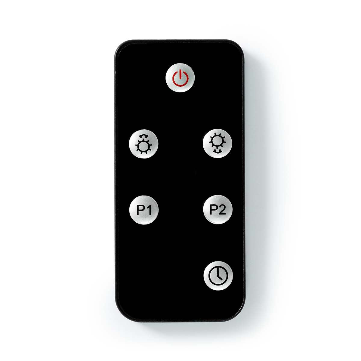 Nedis Outdoor Wall Mounted Halogen Electric Garden Patio Heater, 2000W, IP65 Rated, with 9 Power Settings, Remote Control and Adjustable Heat Angle