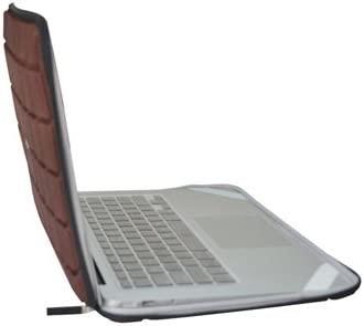 Croco 15" Inch Apple Macbook / Laptops Super Chocolate Carry Case Sleeve - Brown