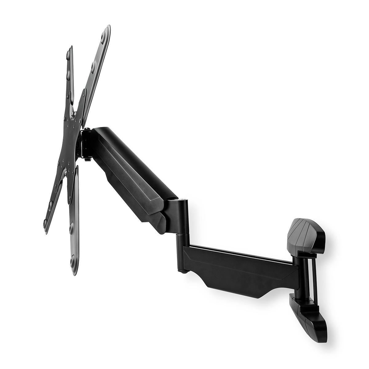 Nedis Vertical TV Wall Mount | 23 - 55 " | Maximum supported screen weight: 30 kg | Vertical movement range: 0-282 mm | Minimum wall distance: 61 mm | Maximum wall distance: 565 mm | Tiltable | Rotatable | 3 Pivot point(s) | ABS / Steel | Black