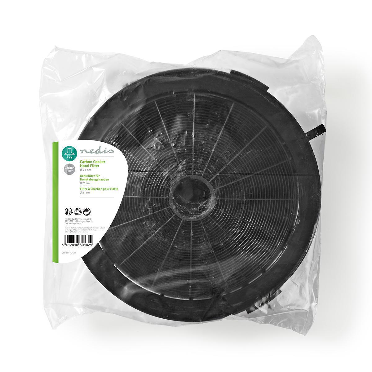 Nedis Cooker Hood 21cm Carbon Filter | Compatible with: Universal | Replacement indicator