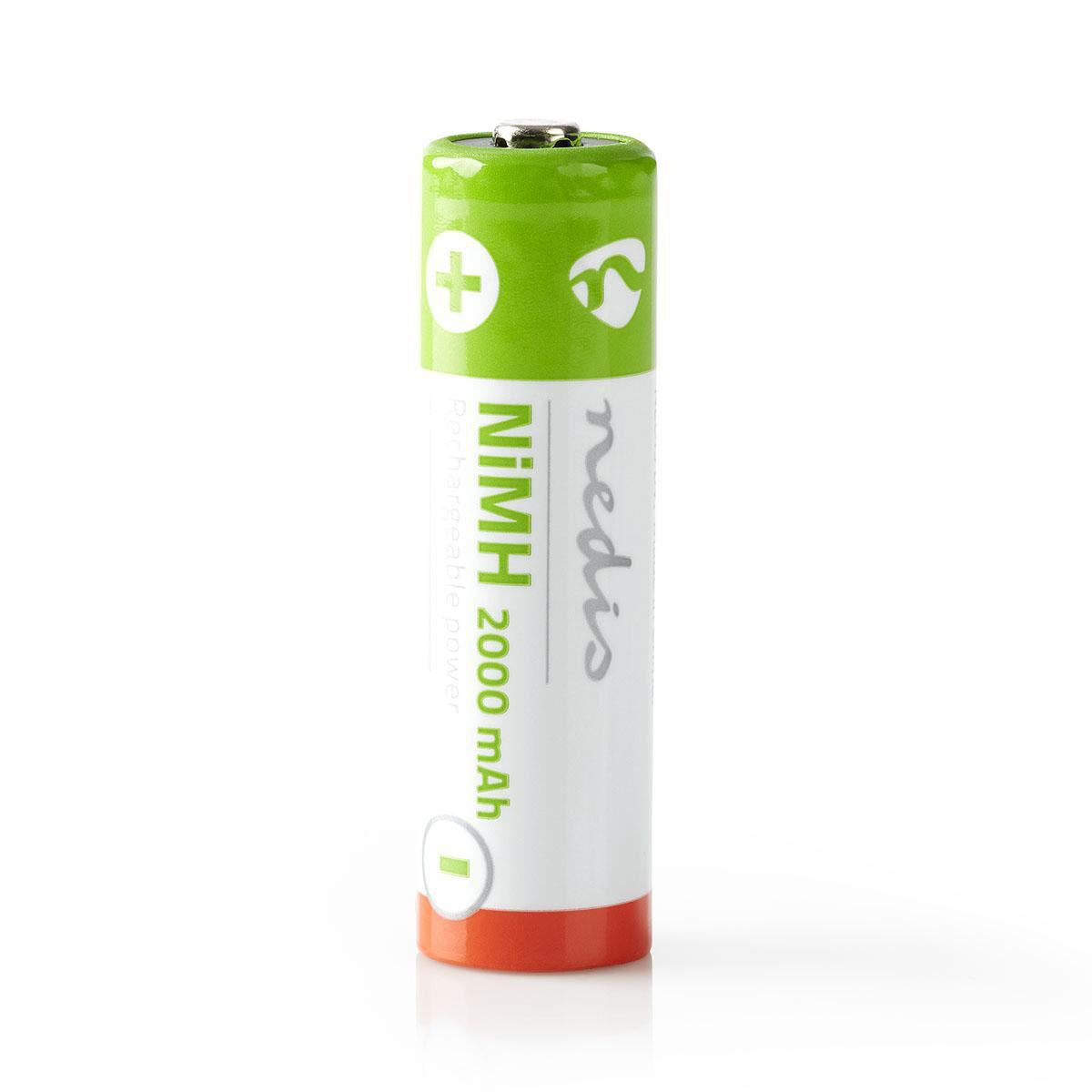 Nedis AA Rechargeable NiMH Battery | 1.2 V DC | 2000 mAh | 4-Pack