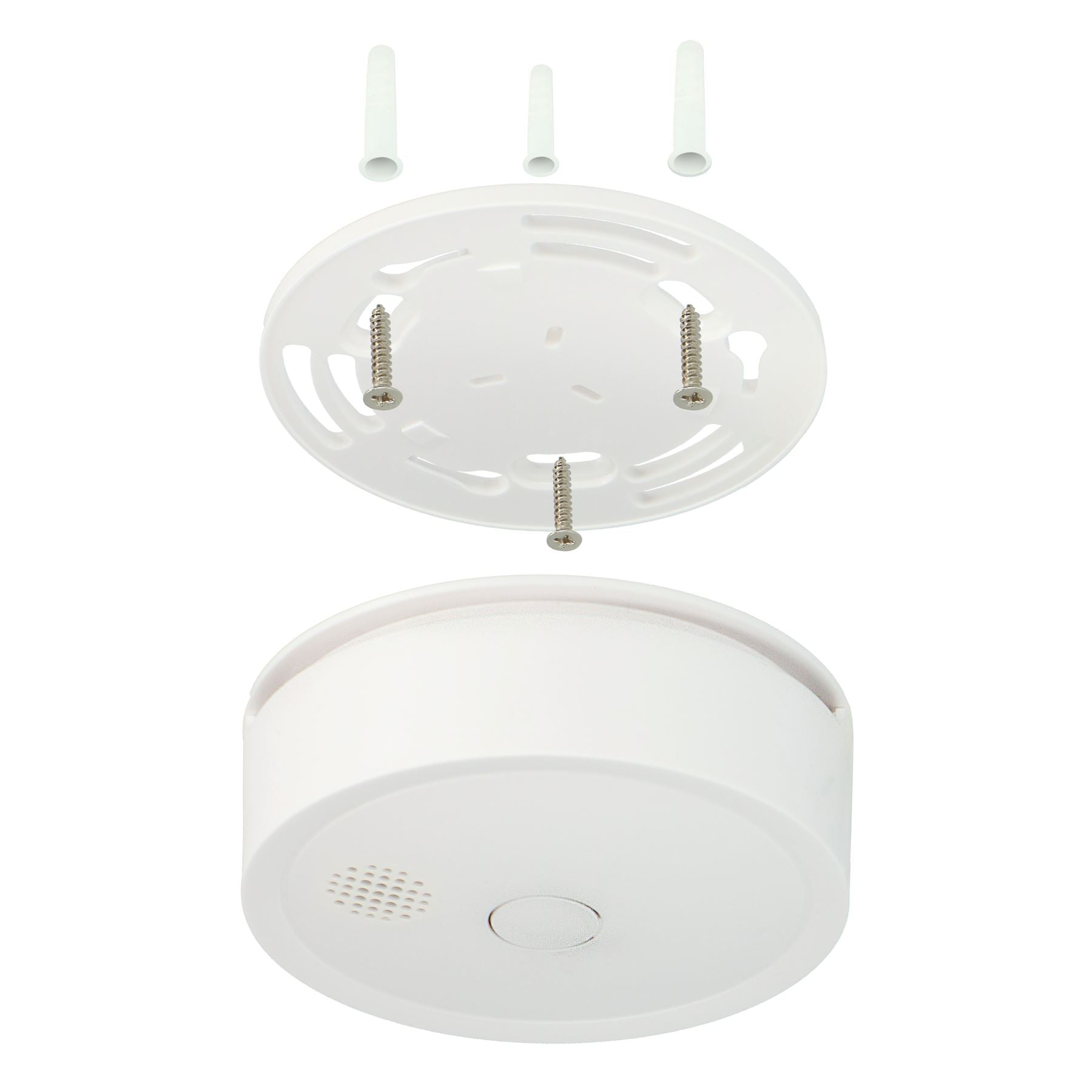 Alecto SA61 Wireless Interconnectable Smoke detector | >85 dB | 10 Year Battery Included | EN14604:2005/AC:2008 | White