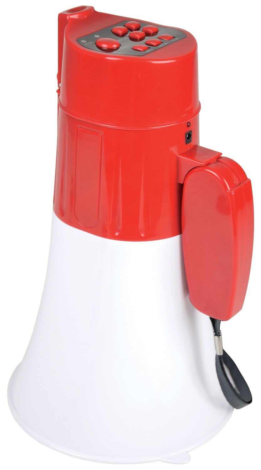 Adastra 15w Compact Rechargeable Megaphone with Bluetooth, voice and Siren