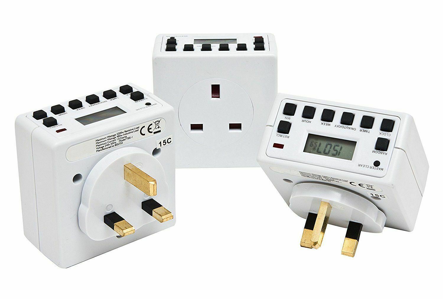 Mains Compact 24 Hour Digital Plug-in Timer