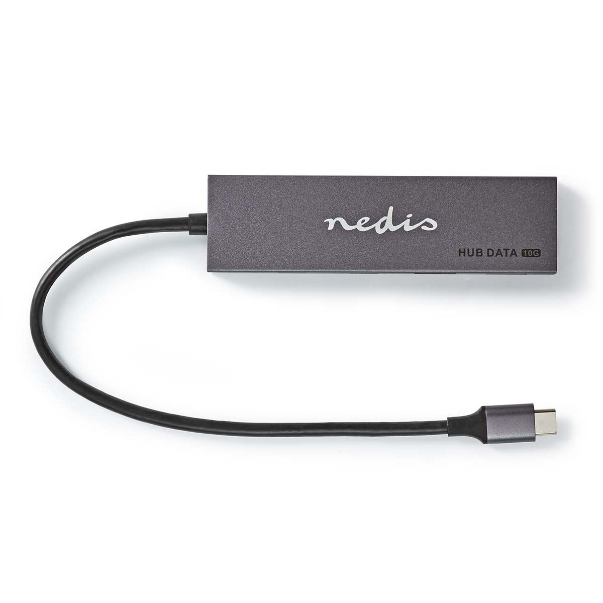 Nedis USB Hub | 1x USB-C™ 3.2 Gen 2 Male | 2x USB-A 3.2 Gen 2 Female / 2x USB-C™ 3.2 Gen 2 Female | 4 port(s) | USB 3.2 Gen 2 | USB Powered | 10 Gbps