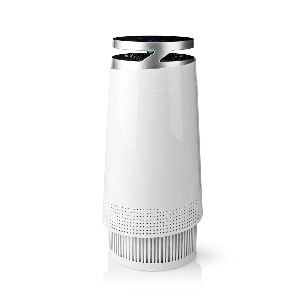 Nedis Air Purifier | Suitable for space up to: 20 m² | Clean Air Delivery Rate (CADR): 130 m³/h | Air quality indicator | White