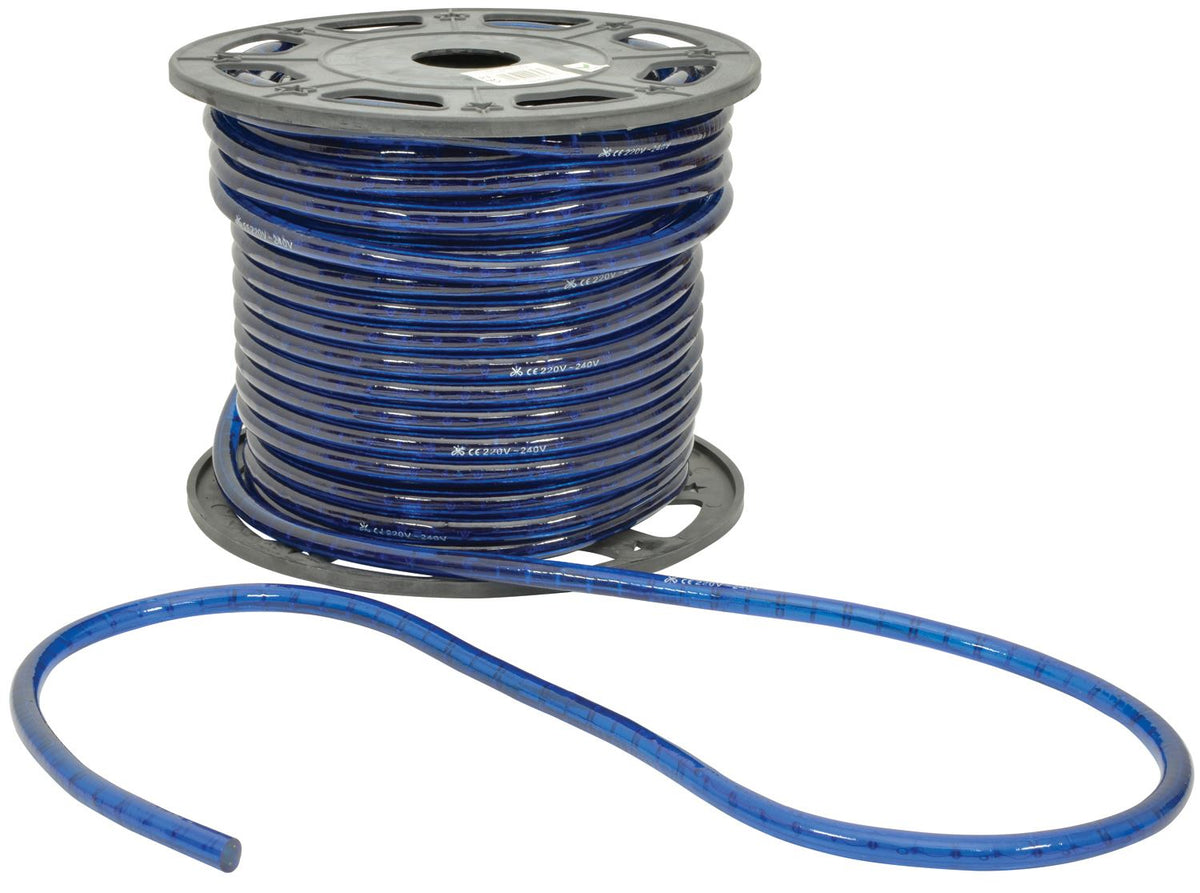 LYYT Glow Bright Blue Rope Light - 1m Length - (Max 45m in single Run)