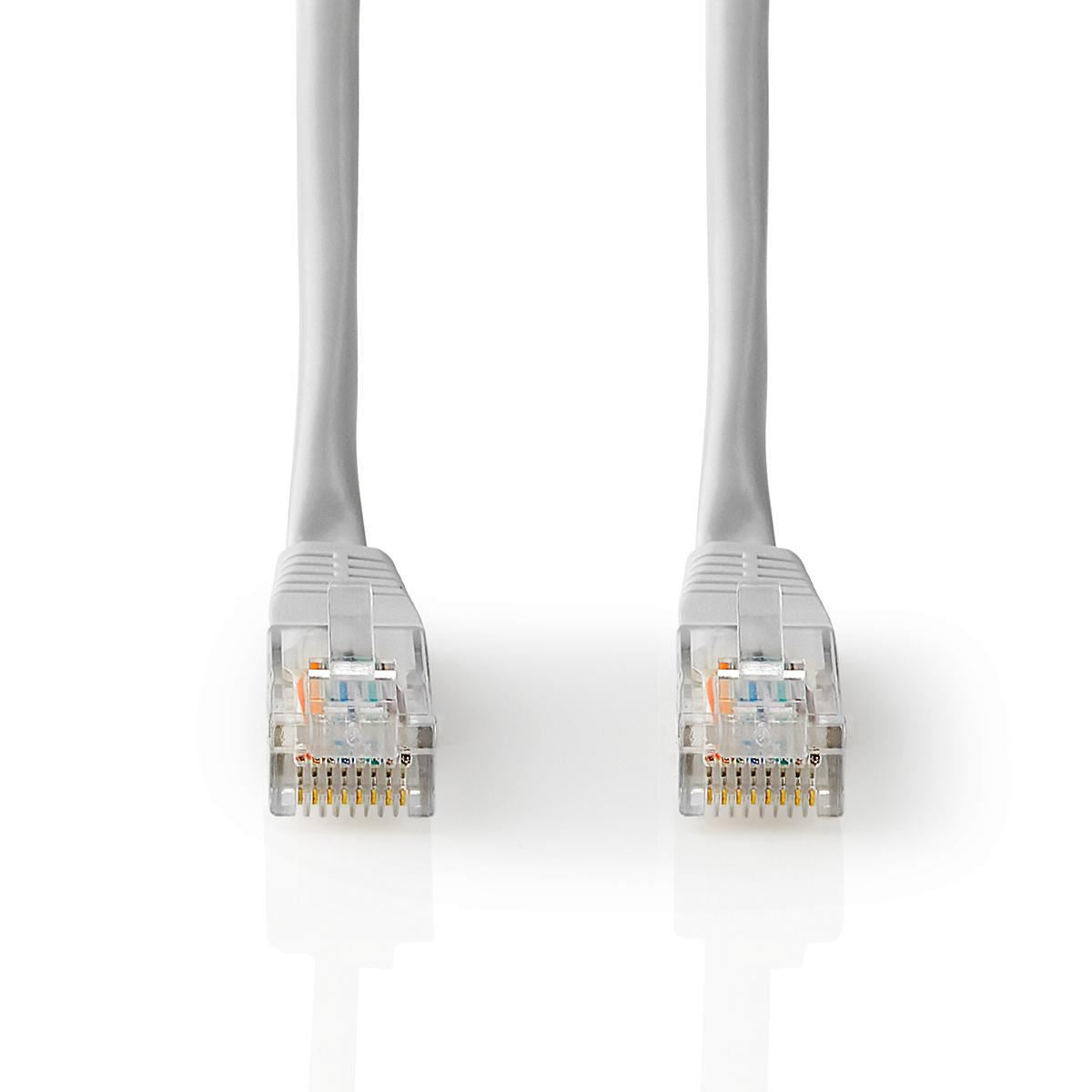 Nedis CAT5e Network Cable | U/UTP | RJ45 Male | RJ45 Male | 10.0 m | Round | PVC | Grey | Tag