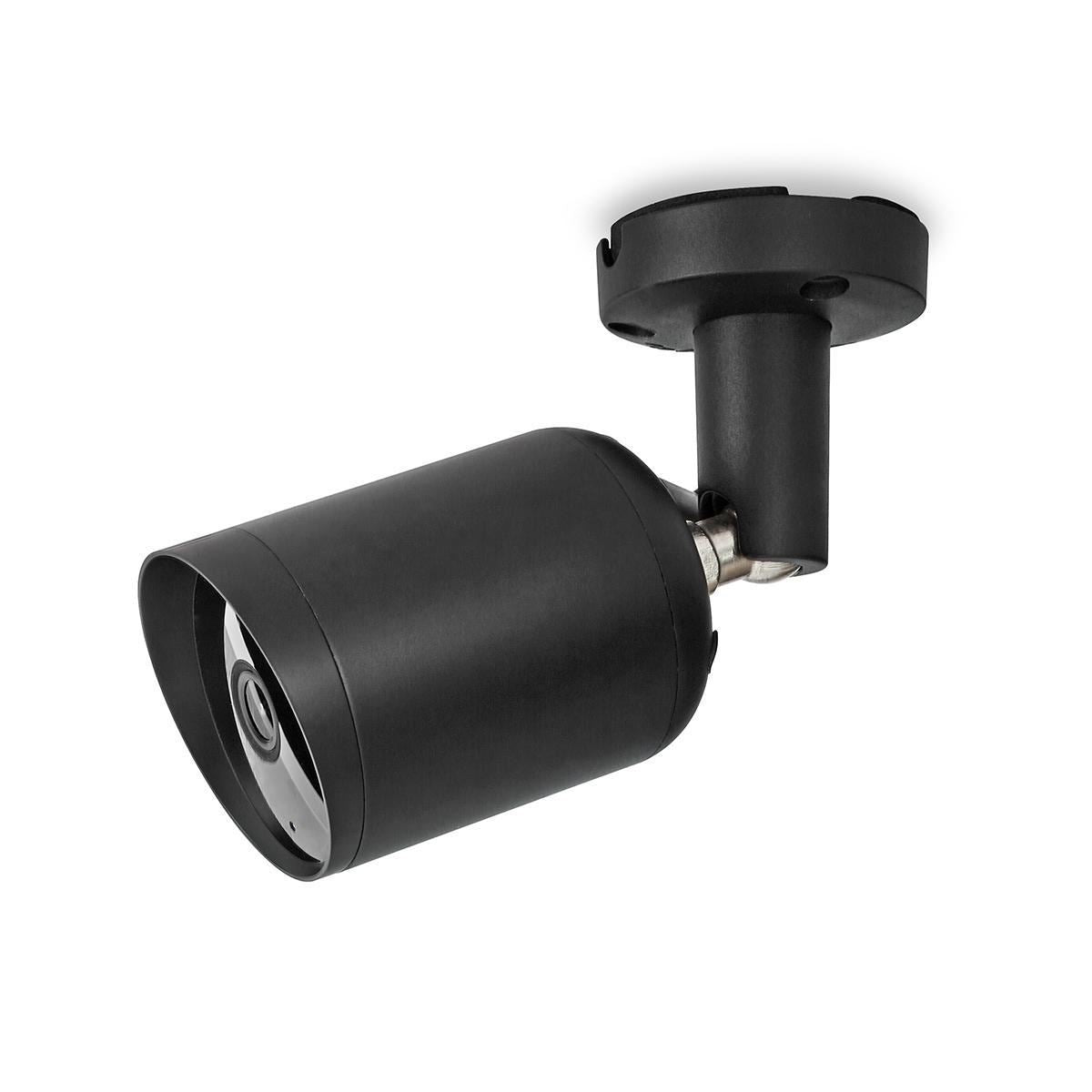 Nedis SmartLife Outdoor Camera, Full HD 1080p CCTV Home Security Cam, IP65 Waterproof, with Night Vision, 2 Way Audio and PIR Motion and Sound Sensor - Black