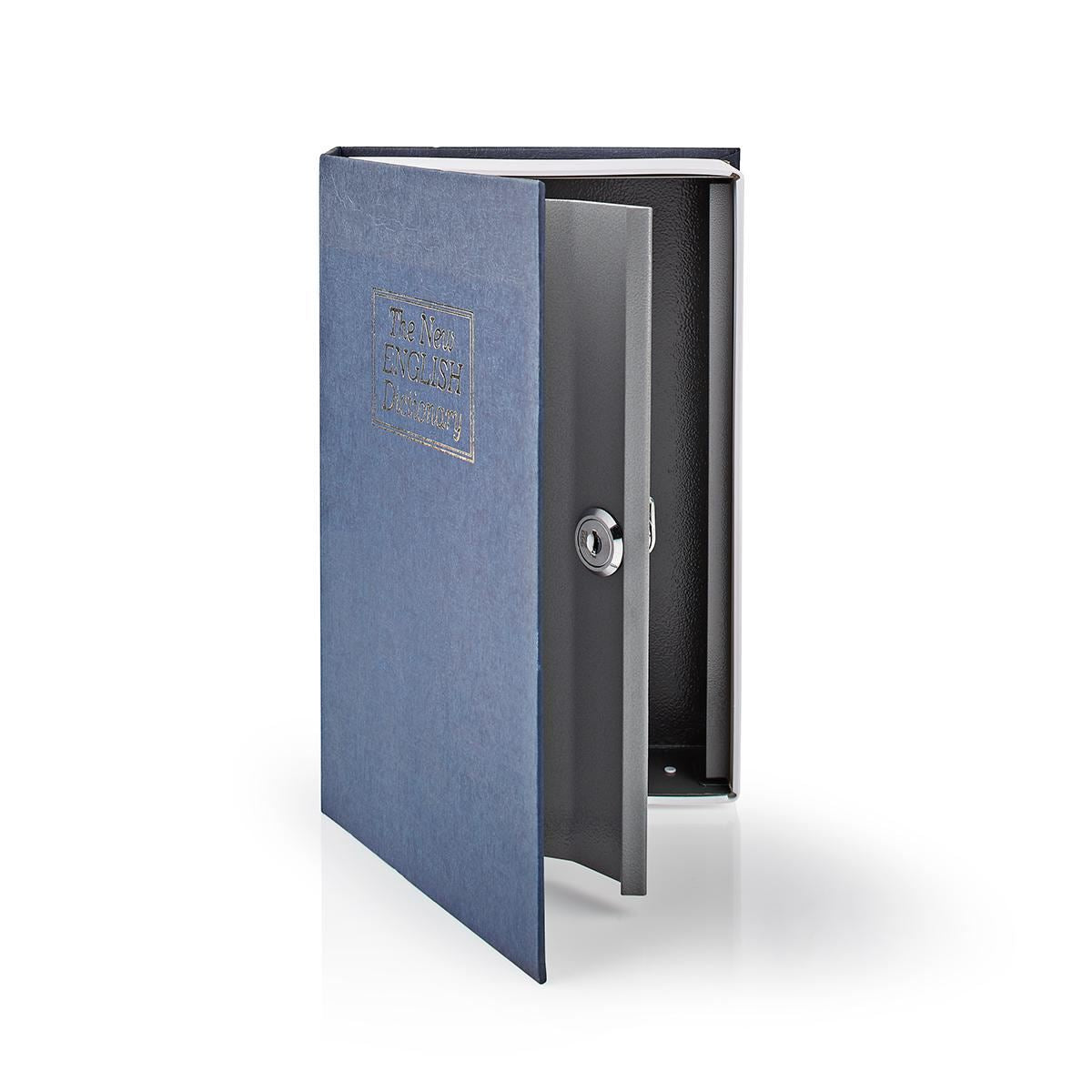Nedis Book Safe, "Dictionary" Portable Secret Style Diversion Money Box Vault, Strong Steel Security with 2 Keys - Mediuem