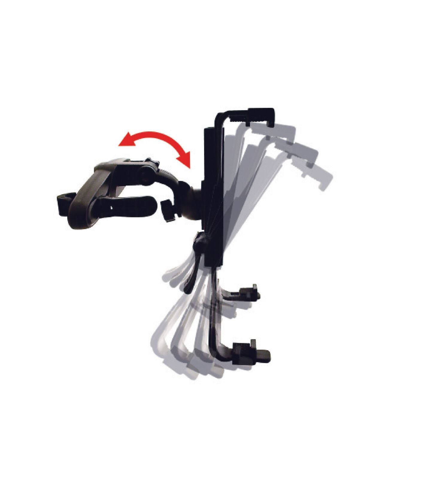 Nedis Tablet Car Mount | Maximum screen size compatibility: 12 " | In-Car Window and Headrest | Adjustable