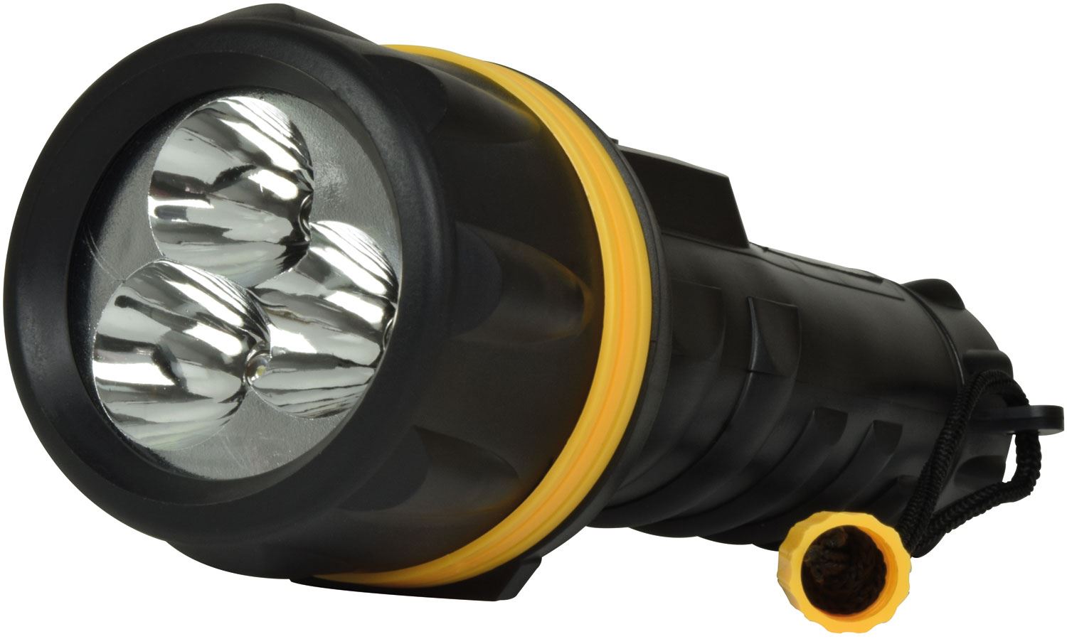 Mercury Heavy Duty LED Weather Proof Rubber Torch D type Battery