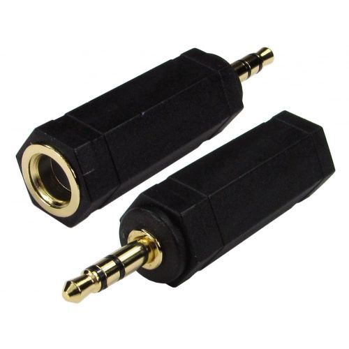 Ex-Pro 3.5mm Male Stereo (Small Jack) to 6.35mm Female Stereo Adapter (Big Jack)