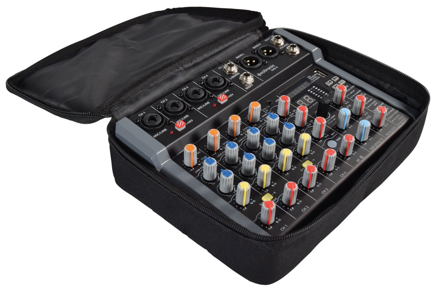 Citronic CMA-8 Compact Mixer with DSP FX and Bluetooth / USB Play & Record