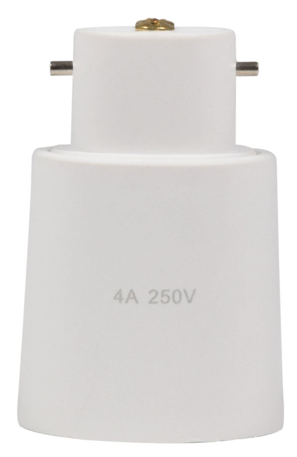 Lyyt Bayonet to Edison Screw Lamp Socket Converter | B22 to E27