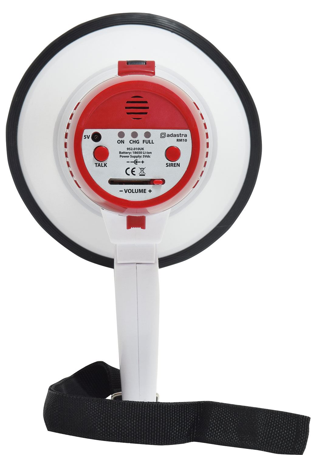 Adastra RM10 10W USB Rechargeable Megaphone with Siren