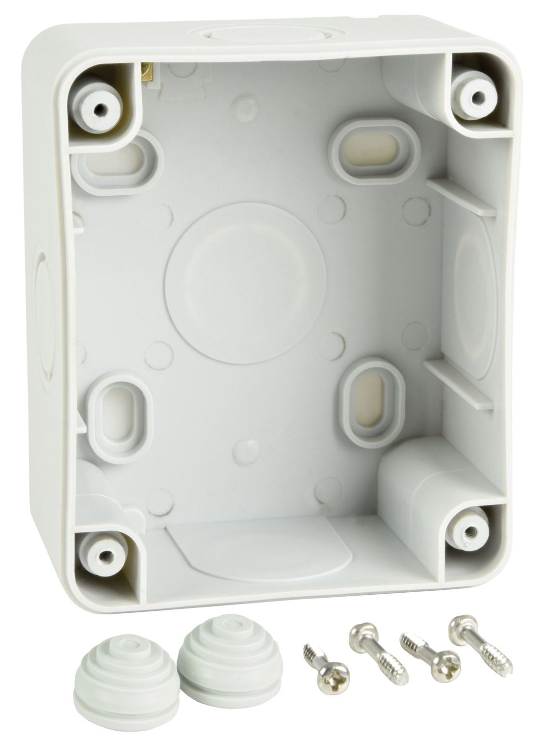 Individual External Socket Post Mercury Weatherproof 1 Gang Outdoor IP55 External Socket Unswitched Ga