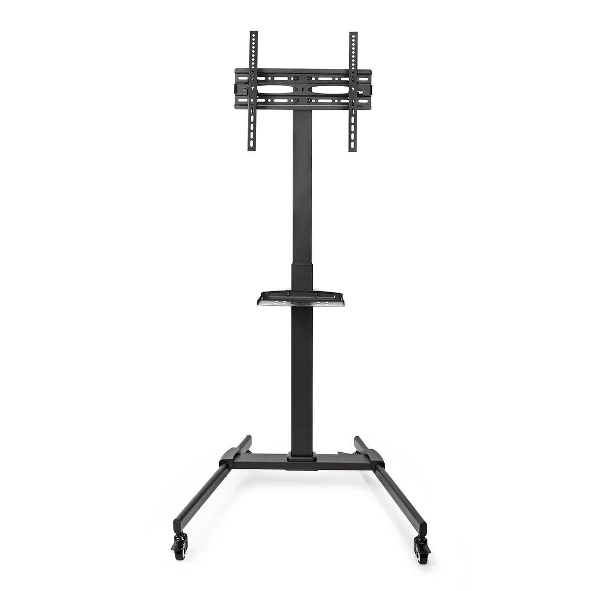 Nedis TV Floor Stand | 32 - 55 " | Maximum supported screen weight: 35 kg | Premium Column Design | Adjustable pre-fixed heights | Snap-lock | Steel | Black