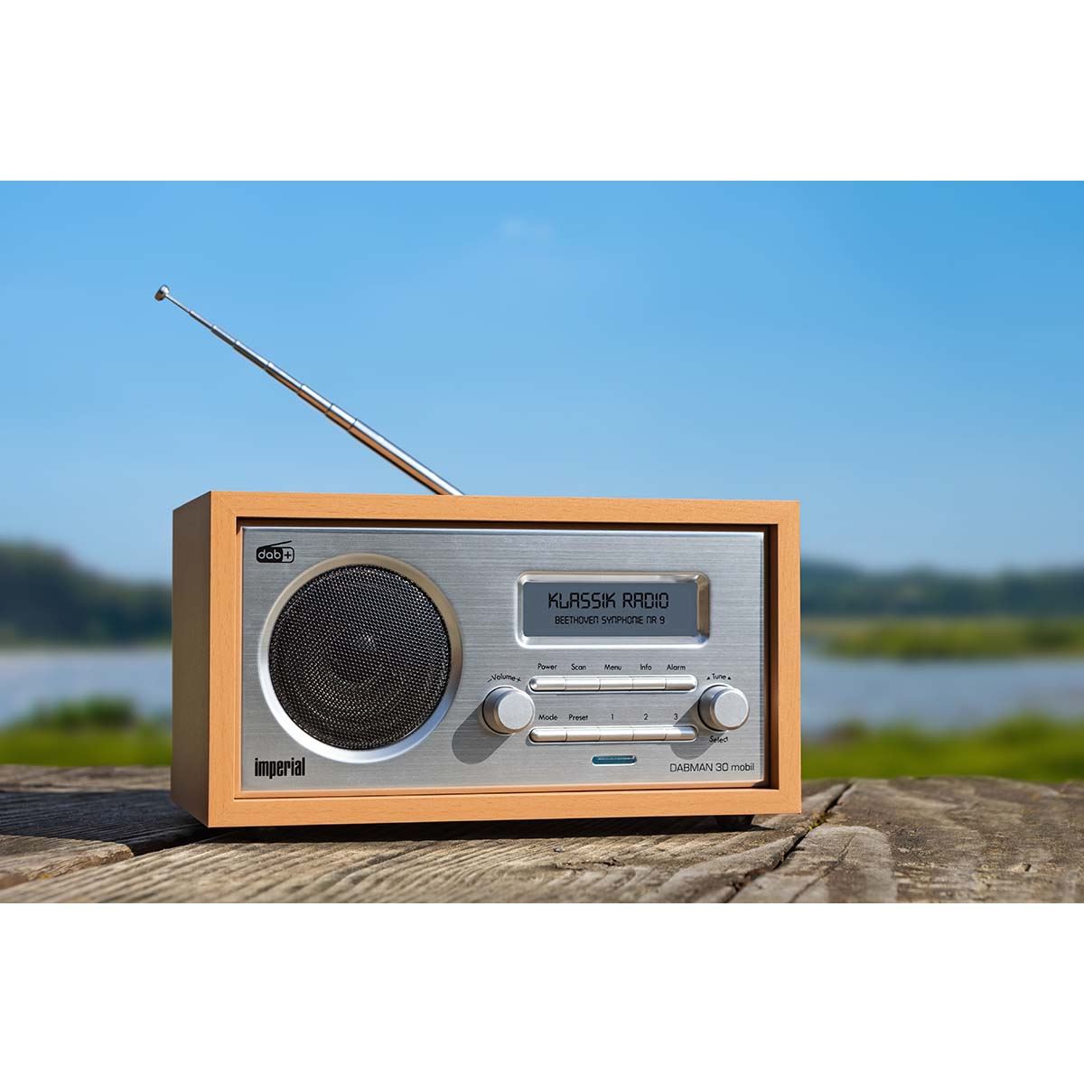 Imperial DABMAN 30 Mobile DAB+ / FM radio Wood