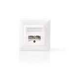 Nedis CAT7 Network Cable | S/FTP | RJ45 Male | RJ45 Male | 1.00 m | Snagless | Round | LSZH | White | Label