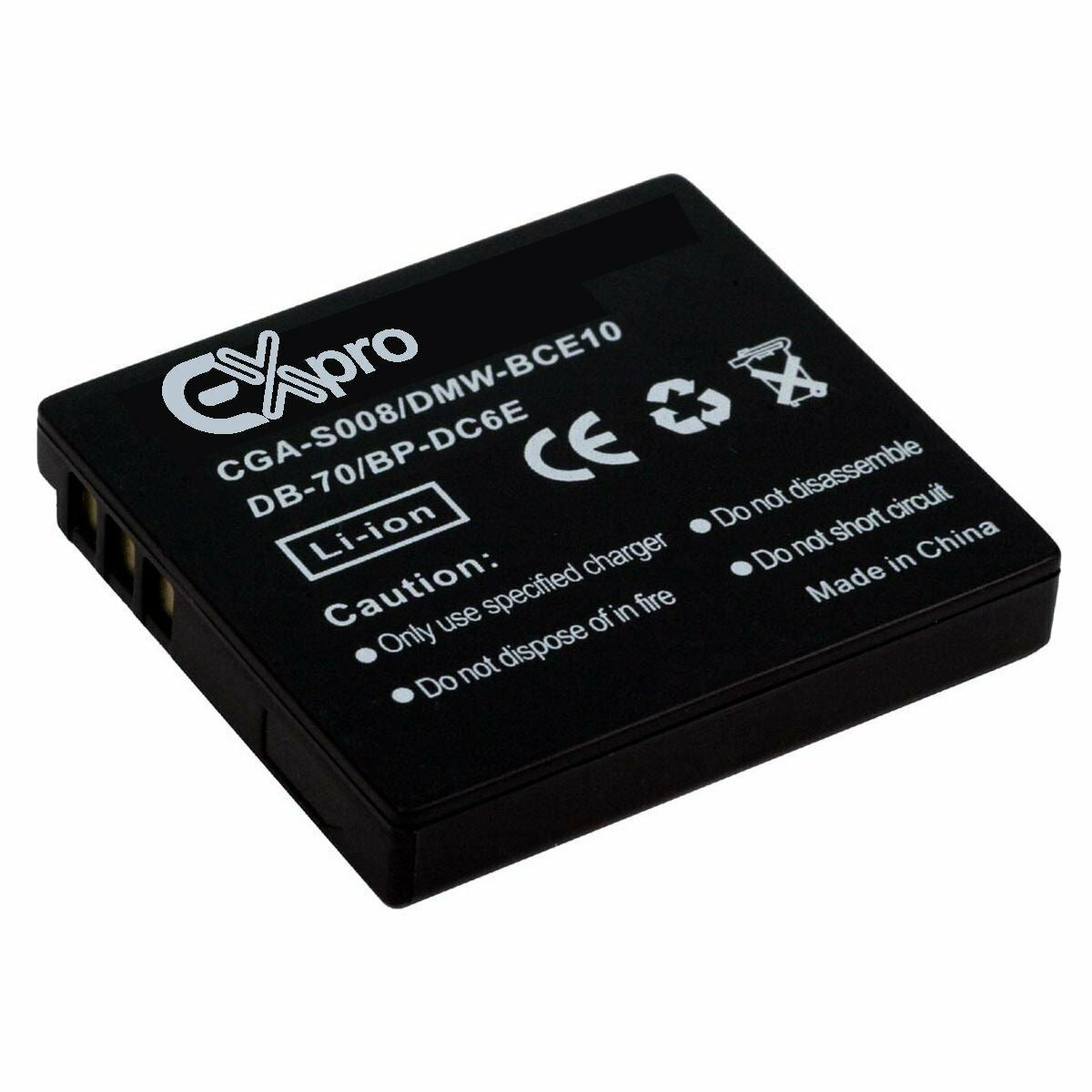 Ex-Pro DB-70, DB70 Ricoh Li-on Digital Camera Battery