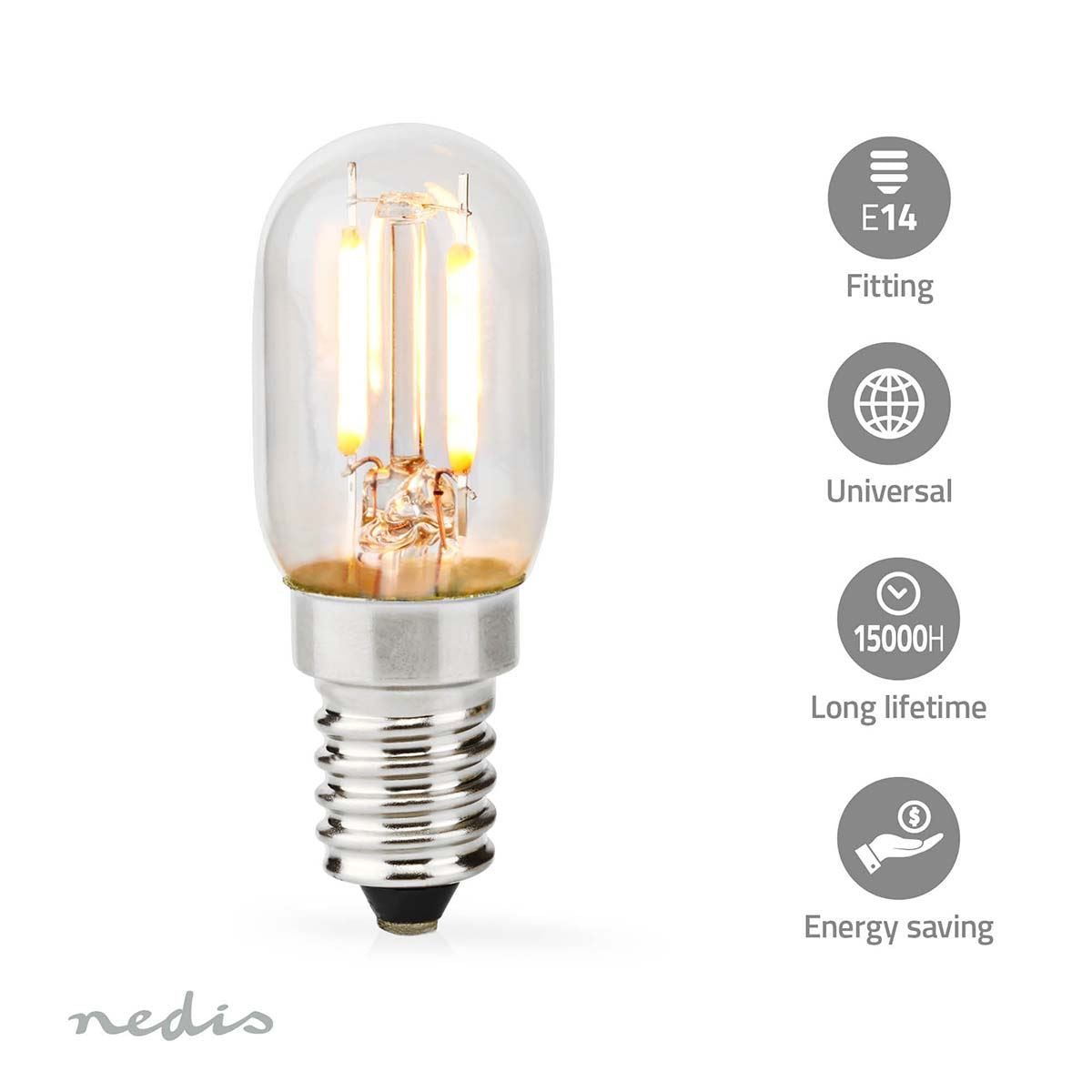 Nedis Cooker Hood Bulb | LED | E14 | 2 W | T25