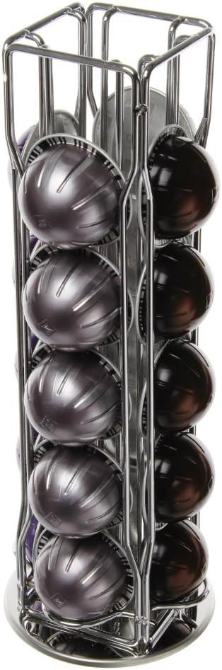 Nespresso Vertuo Coffee 20 Pod Capsule Holder Stand 360° Rotatable