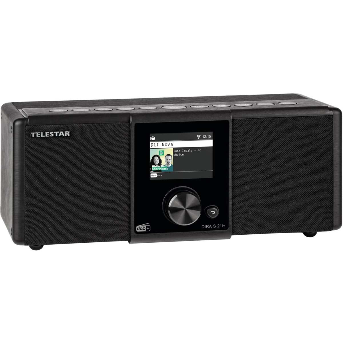 Telestar DIRA S21i+ EWF Multifunctional Stereo Radio DAB+ / FM / Internet / Bluetooth Black