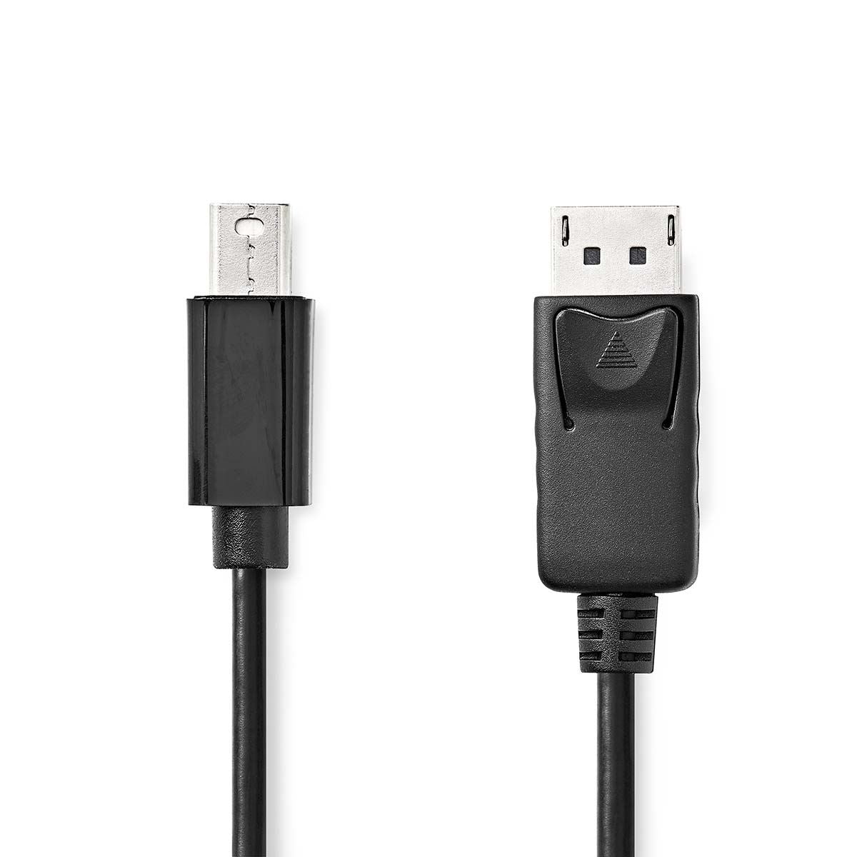 Nedis Mini DisplayPort Cable | DisplayPort 1.2 | Mini DisplayPort Male | DisplayPort Male | 21.6 Gbps | Nickel Plated | 2.00 m | Round | PVC | Black | Label