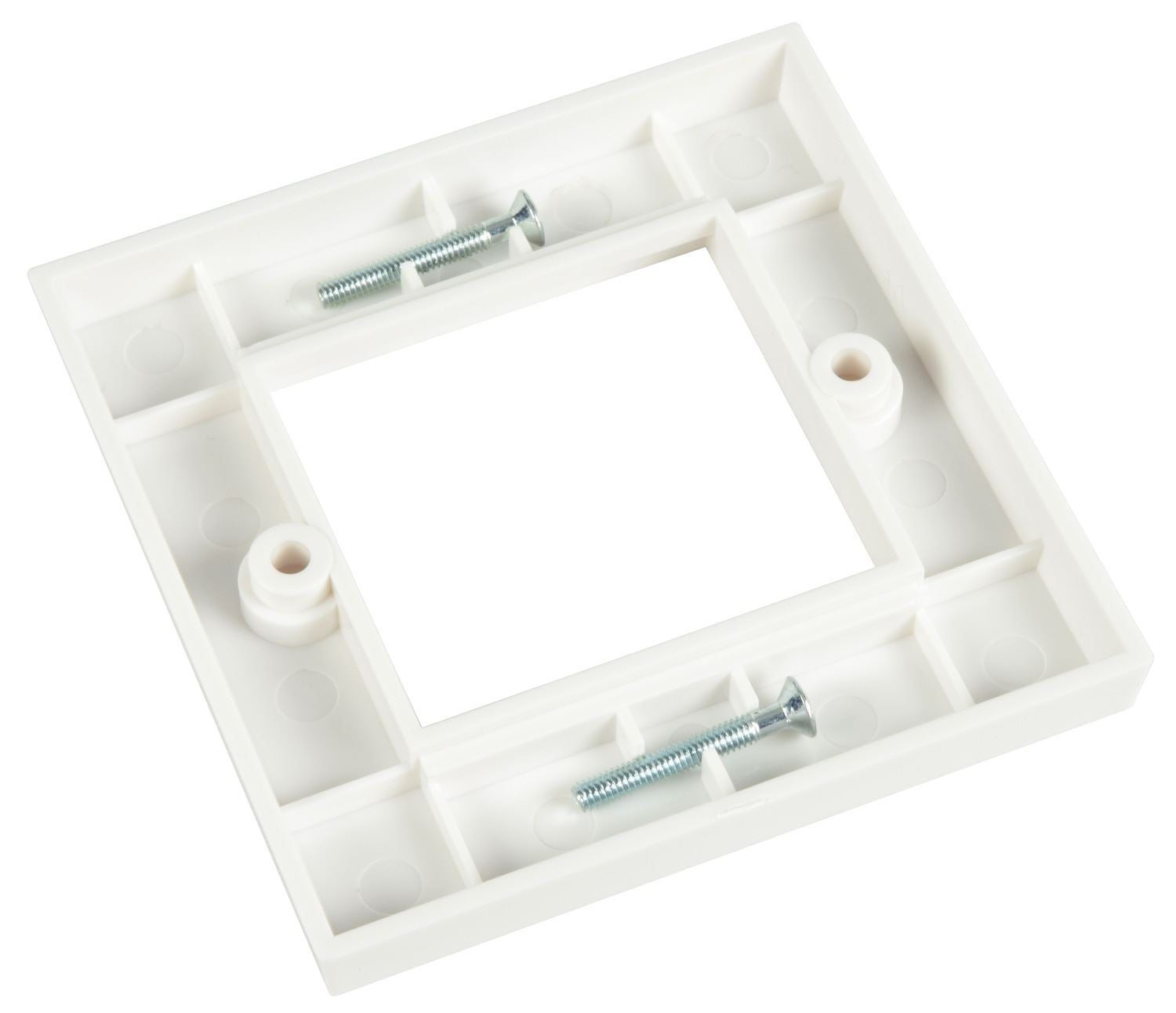 Av:link Single Gang Faceplate Wall Plate Frame for 2 Modules