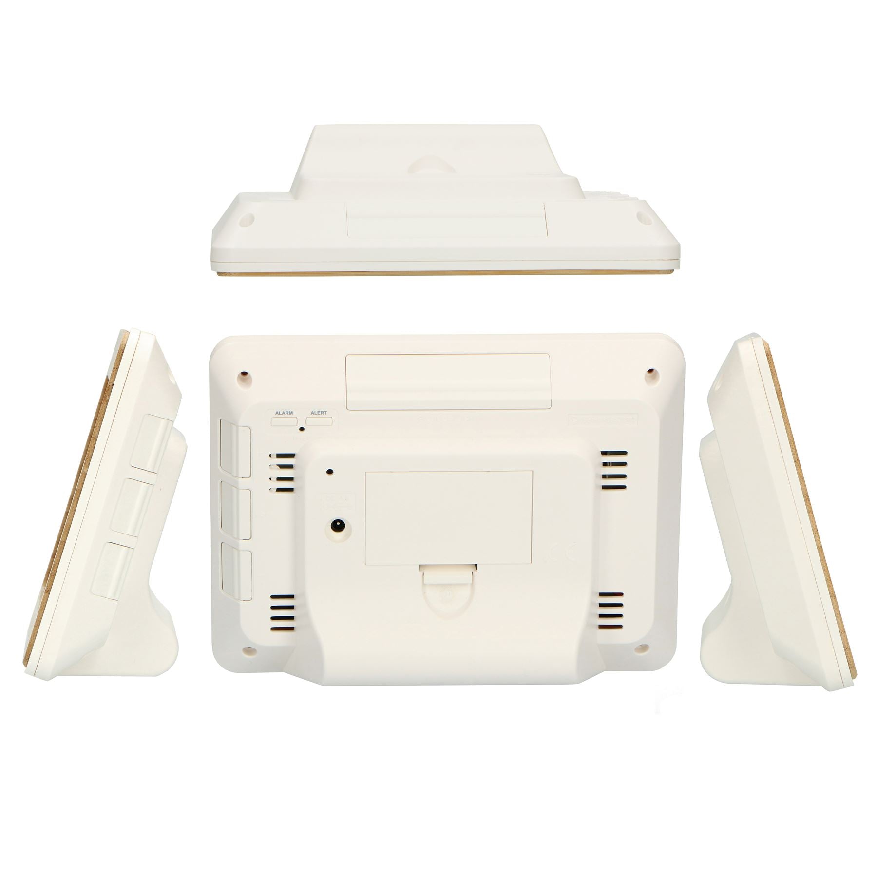 Alecto WS-1560 Indoor/Outdoor Wireless Weather Station, Temperature, Pressure, Forcast, Humidity, Moon Phase & More - Bamboo