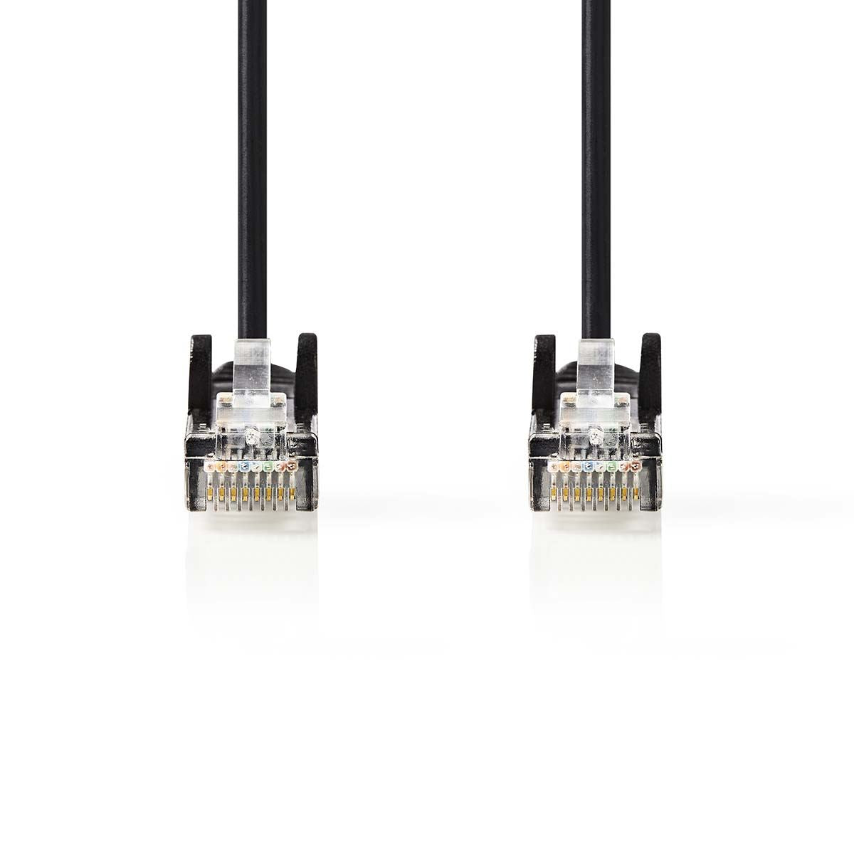 Nedis CAT5e Cable | U/UTP | RJ45 Male | RJ45 Male | 1.00 m | Round | PVC | Black
