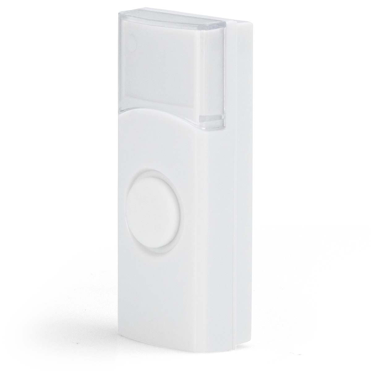Alecto Wireless Doorbell, Splash-Proof IP44, 30m Long Wireless Range, 36 Chimes, Battery Powered, Volume Adjustable Door Bells Wireless Cordless (White)