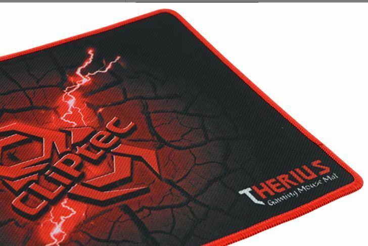 Cliptec Therius Gaming Large  Mouse Pad Mat Anti-Slip Stitched 45cm x 35cm