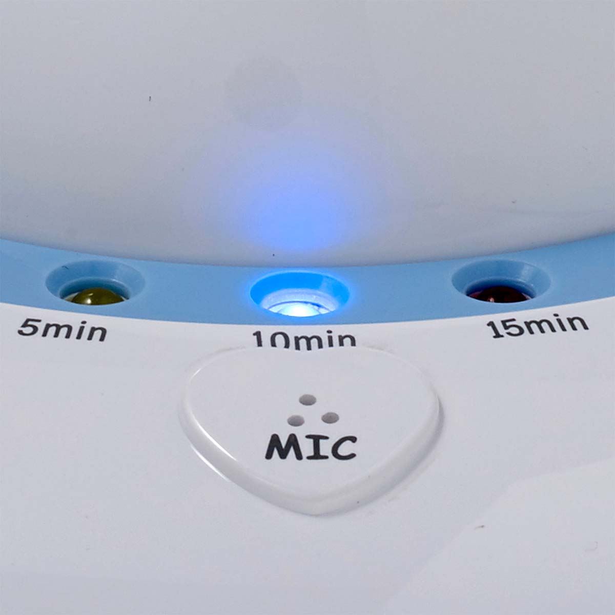 Alecto Starry Sky Nusery Projector with Adjustable Play Time | Voice Activated | Music & Light | White / Blue