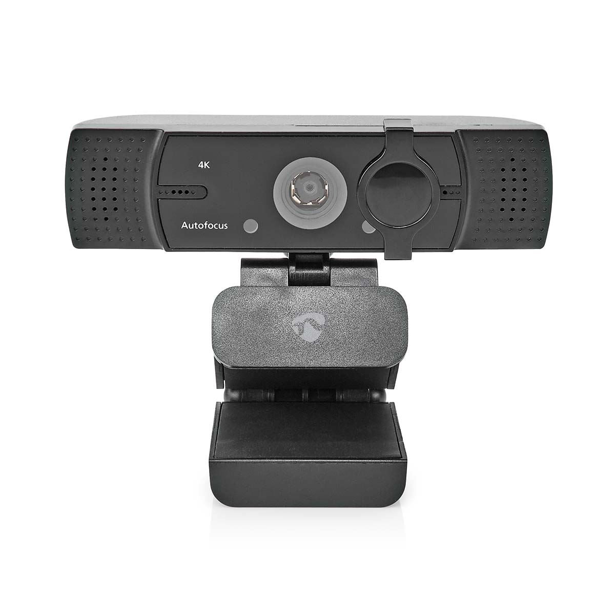 Nedis Webcam | Full HD@60fps / 4K@30fps | Auto Focus | Built-In Microphone | Black