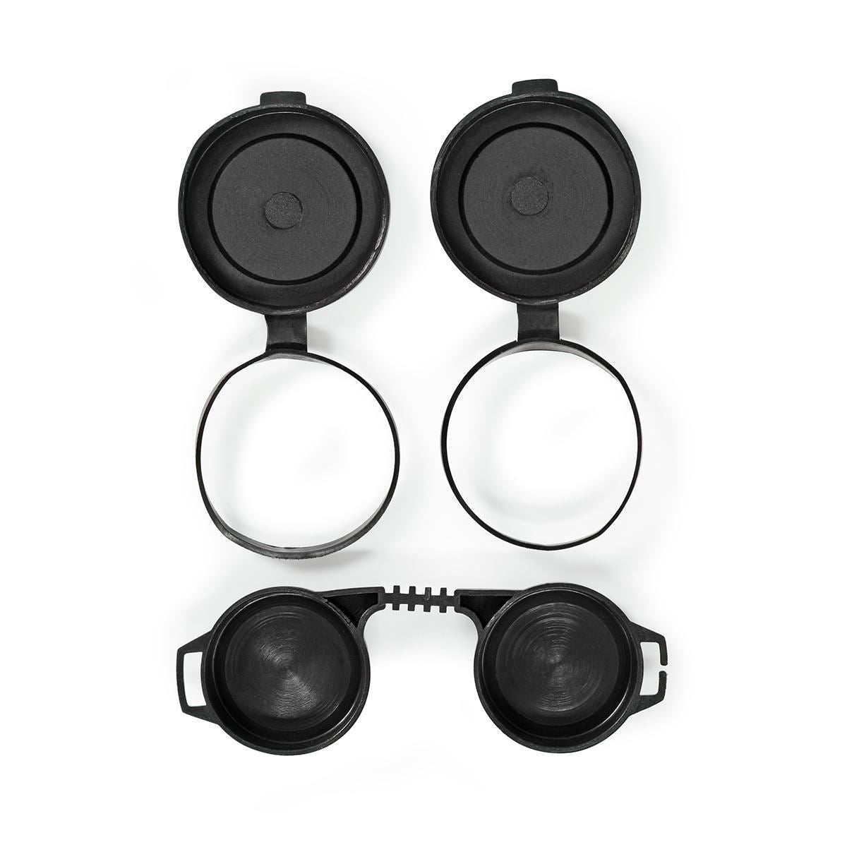 Nedis Binoculars 10x42 Roof Prism, Lightweight Travel Model with Rubber Grip, Dioptric Correction & 12mm Eye Relief for Spectacle Wearers, Black, Blue Lens