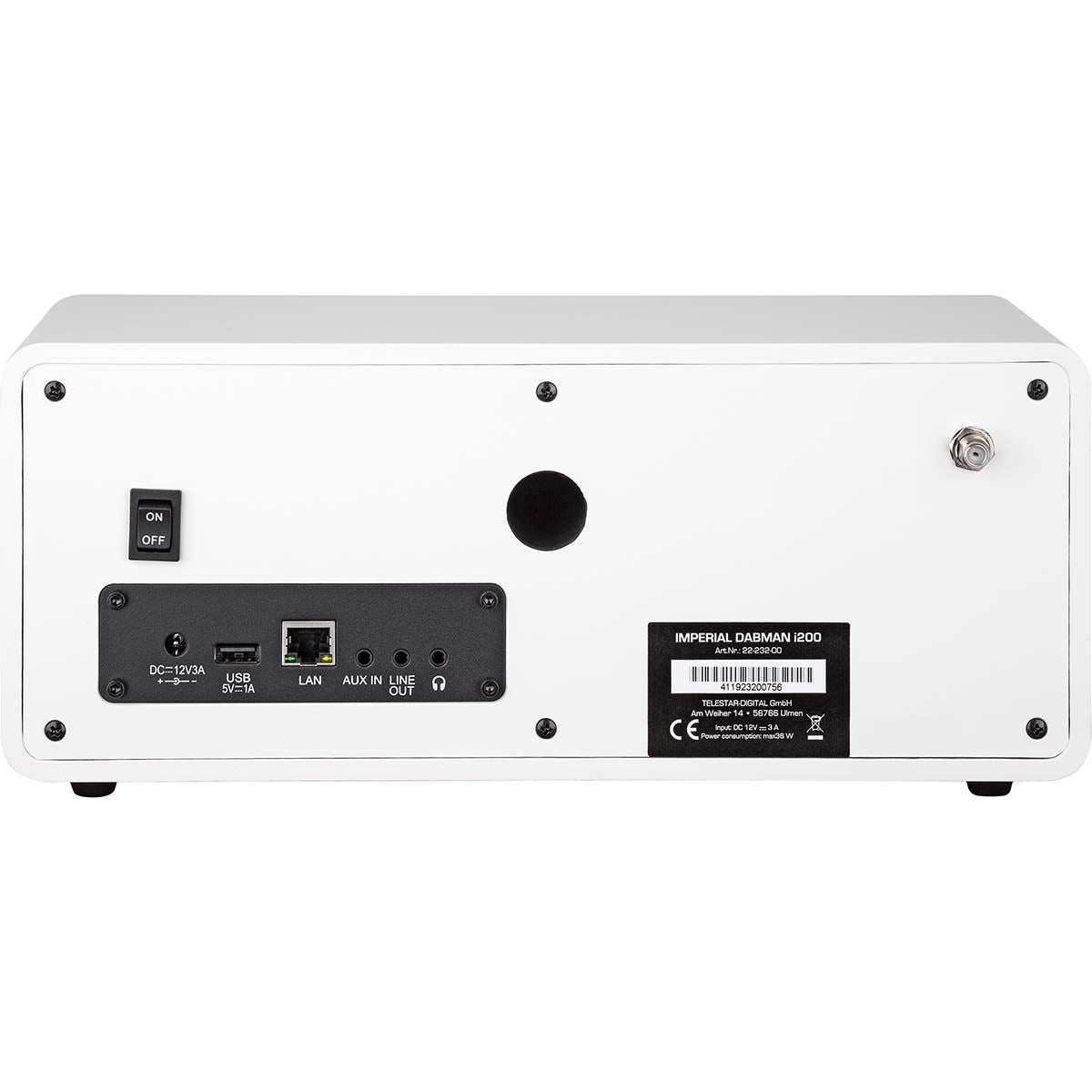 Imperial DABMAN i200 Multifunctional Stereo Radio DAB+ / FM / Internet White