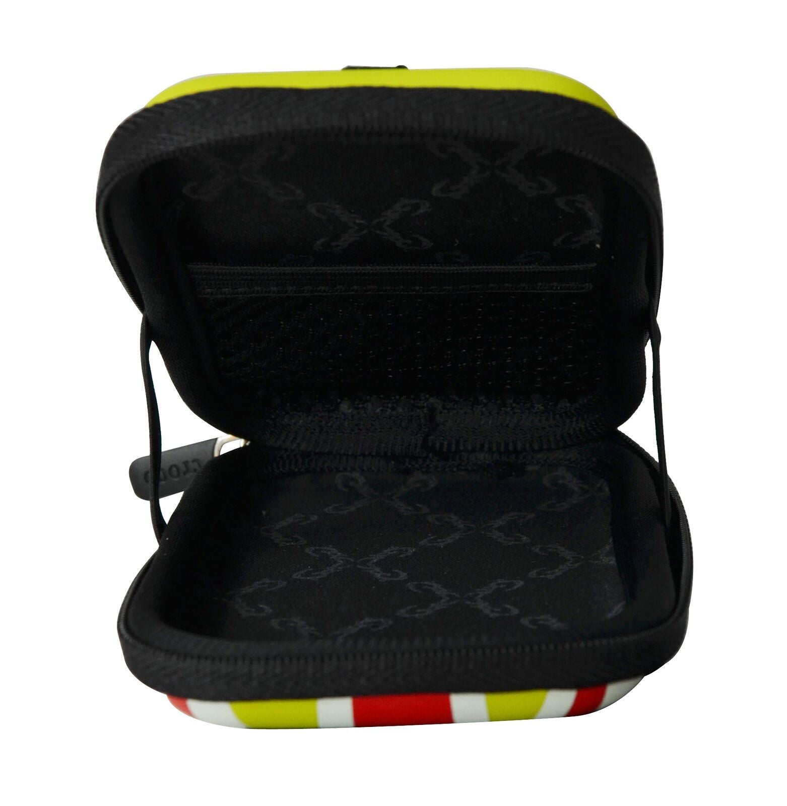 Croco Union Jack Flag Tough Case Shock/Water Proof for a Digital Cameras [Medium] - Green