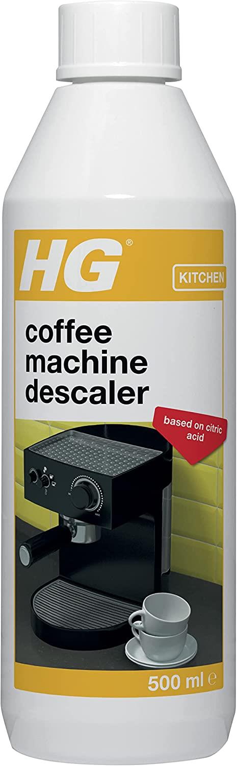 HG Coffee Machine Descaler, Tough Scale Remover for Espresso & Coffee Pod Machines 500ml