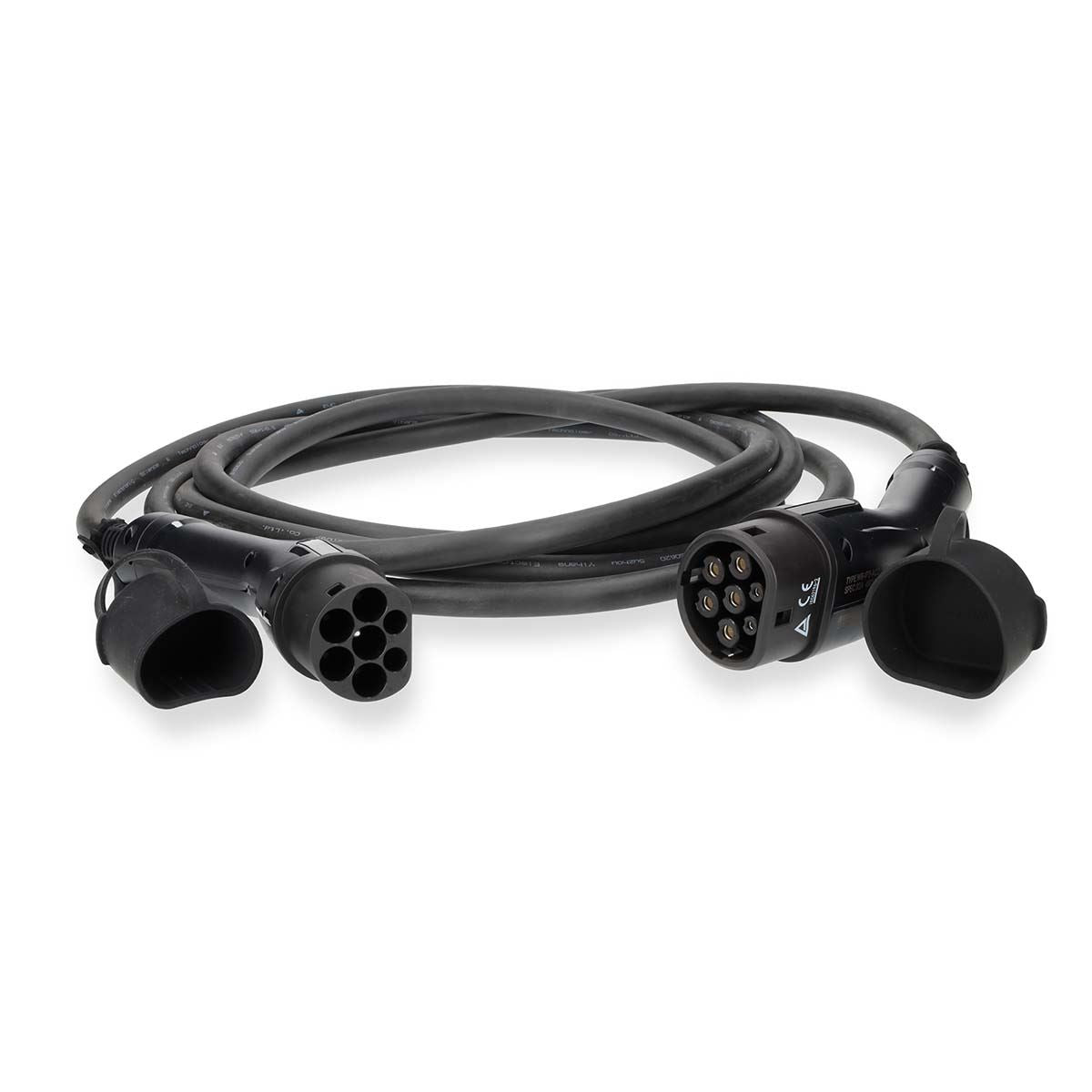 Nedis Electric Vehicle Cable | Cable Type 2 | 32 A | 22000 W | 3-Phases | 5.00 m | Black