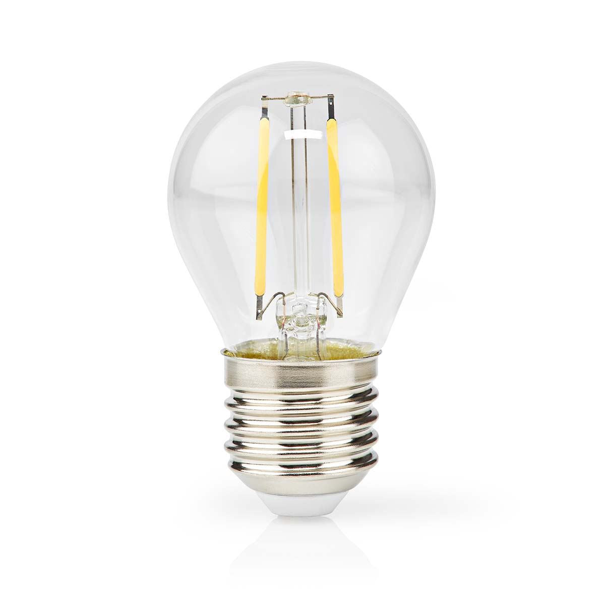 Nedis LED Filament Bulb E27 | G45 | 4.5 W | 470 lm | 2700 K | Dimmable | Warm White | Retro Style | 1 pcs