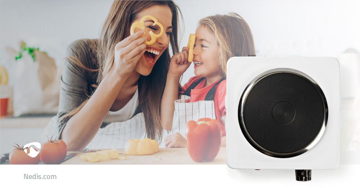 Nedis Electric Cooking Plates | Cooking zones: 1 | 1500 W | Overheating protection | White