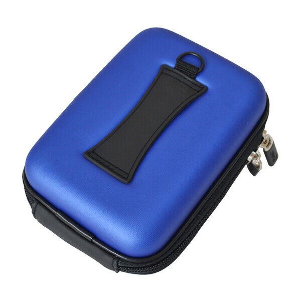 Croco Tough Case Shock/Water Proof for a Digital Cameras [Medium] - Blue