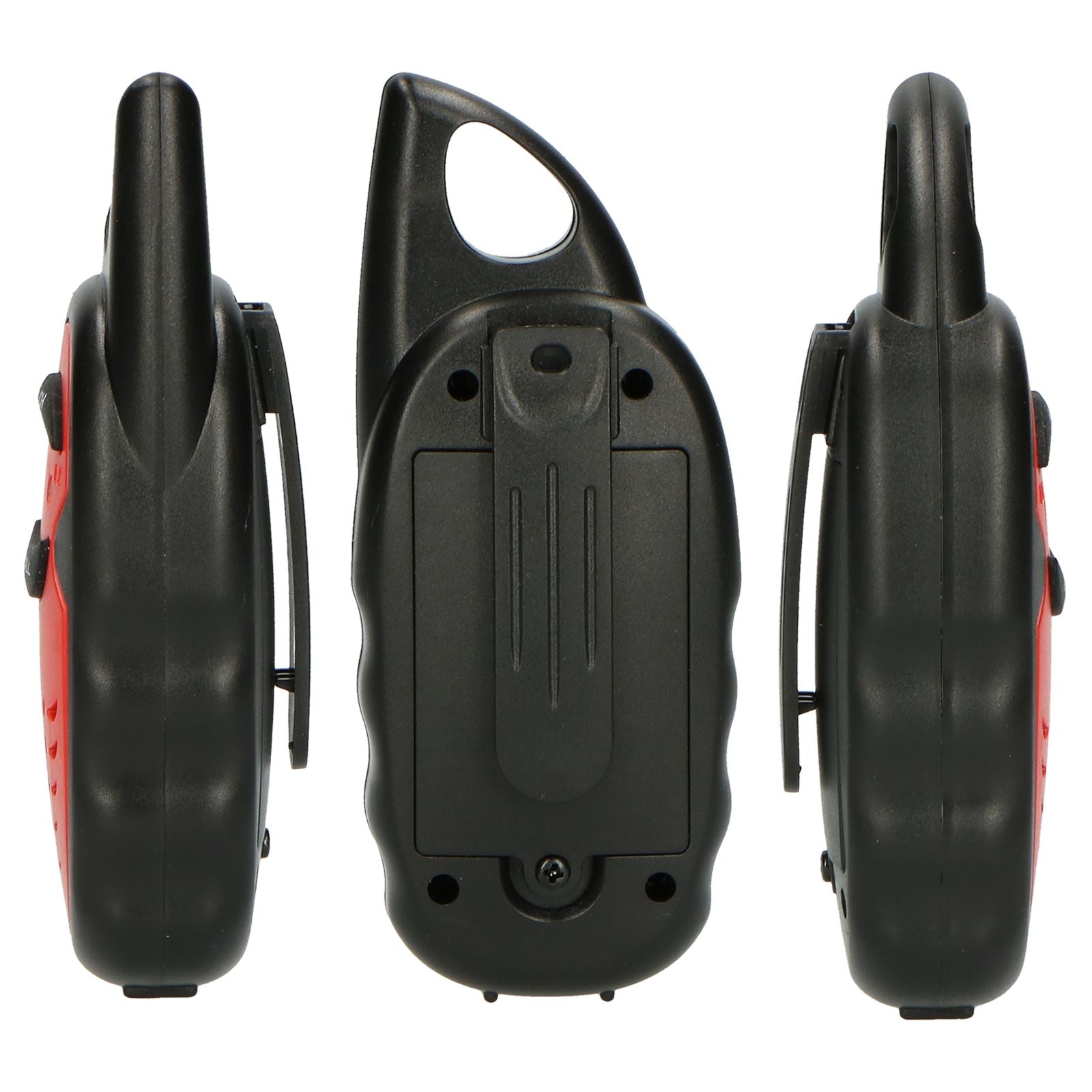 Alecto Walkie-Talkie Set | 2 Handsets | Up to 3 km | Frequency channels: 3 | up to 3 Hours | Black / Red