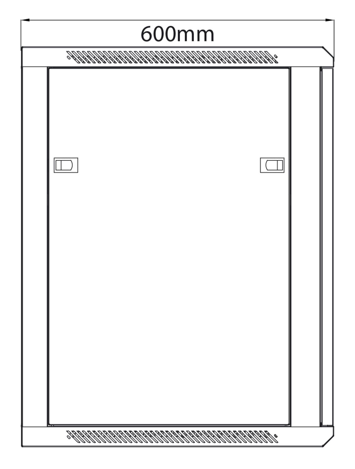 Adastra 19" Rack Cabinet with Glass Door 15U x 600mm Deep