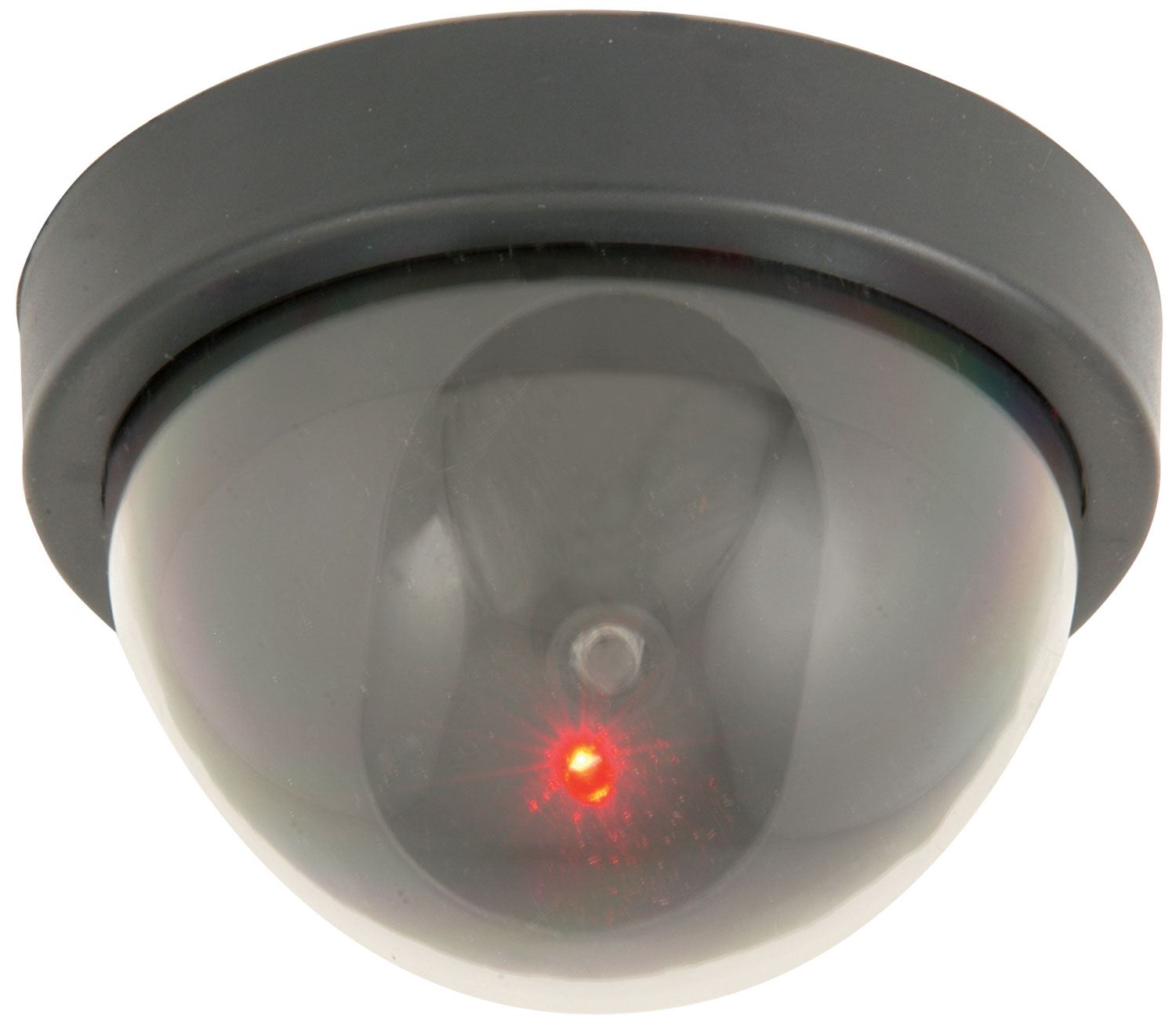 Mercury Dummy LED Dome CCTV Security Camera Deterrent with Red Flashing Light